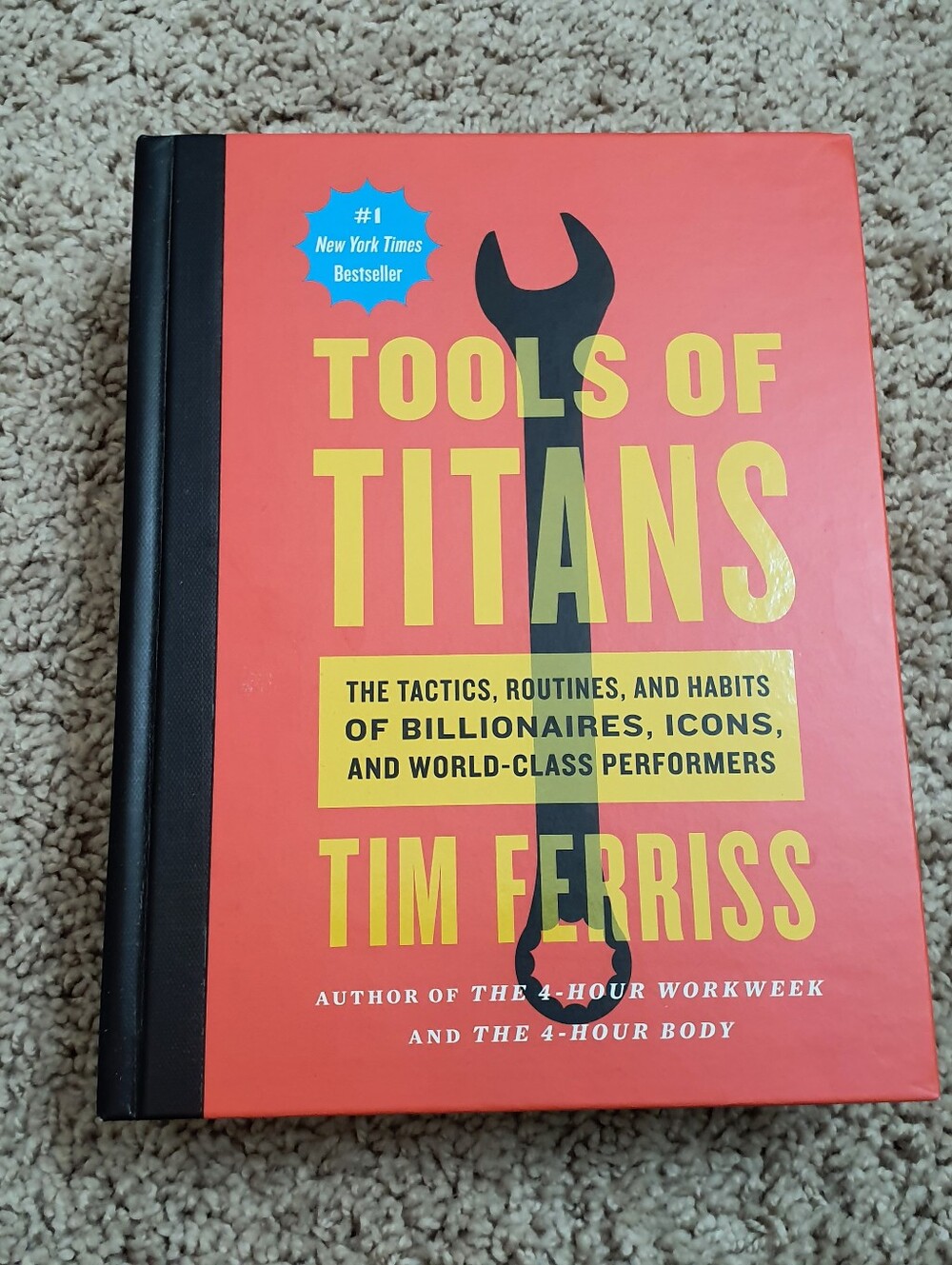 Tim Ferriss Tools of Titans: Tactics, Routines & Habits Hardcover (2017)